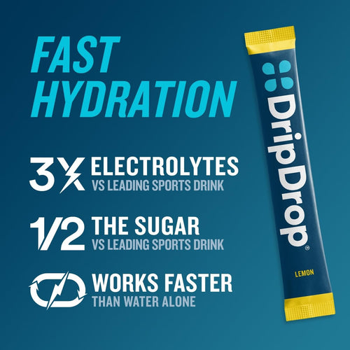 DripDrop Bold Variety Pack Electrolyte Powder, 16 oz sticks, 80 count - HS4K