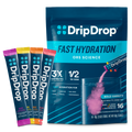 DripDrop Bold Variety Pack Electrolyte Powder, 8 oz sticks, 16 count - 8DZH