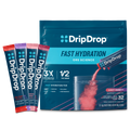 DripDrop Juicy Variety Pack Electrolyte Powder, 8 oz sticks, 32 count - 23P5