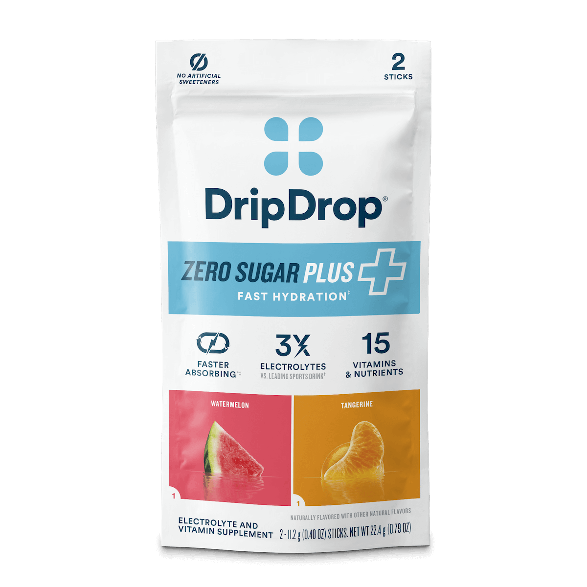 DripDrop Zero Sugar Plus 2-Stick Sample Pack - FWI7