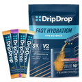 DripDrop Tropical Variety Pack Electrolyte Powder, 8 oz sticks, 16 count - T0BF
