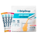 DripDrop Zero Sugar Citrus Variety Pack Electrolyte Powder, 8 oz sticks, 32 count - TG2Y