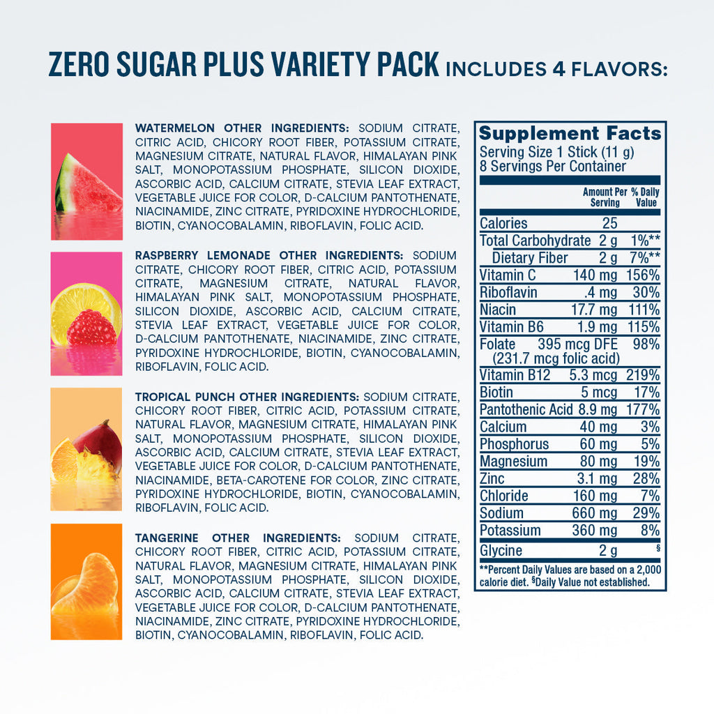 Zero Sugar Plus Starter Pack, 16 count - ASU4